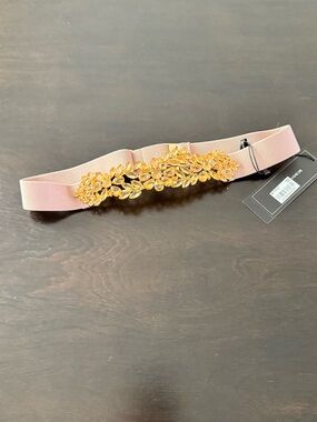 NWT BCBG Stretch Jewel Belt Elastic Adjustable Embelished